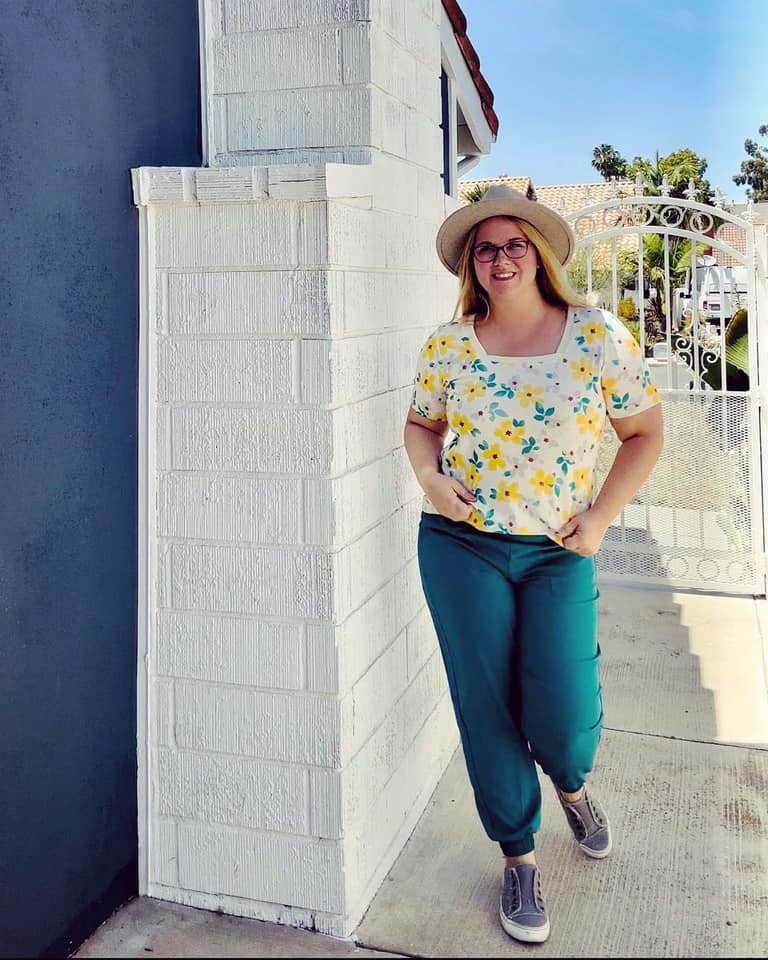 Martha Square Neck Top