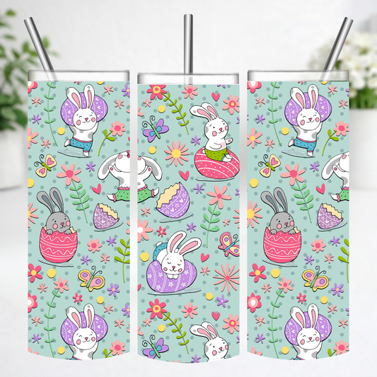 Hoppy Easter Bunny Garden Tumbler