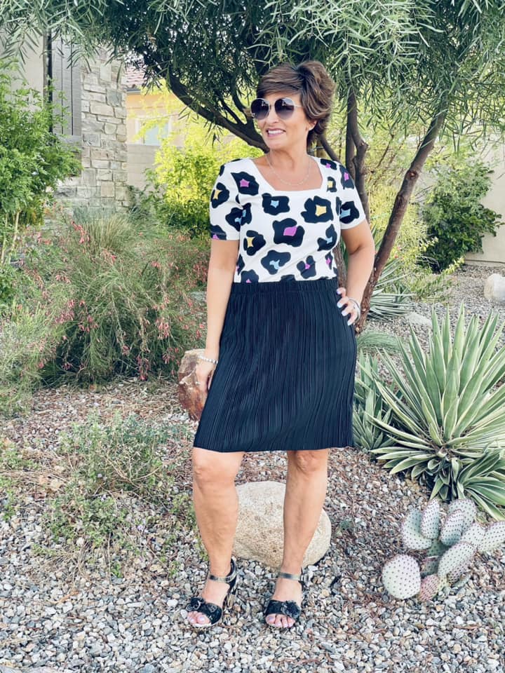 Martha Square Neck Top