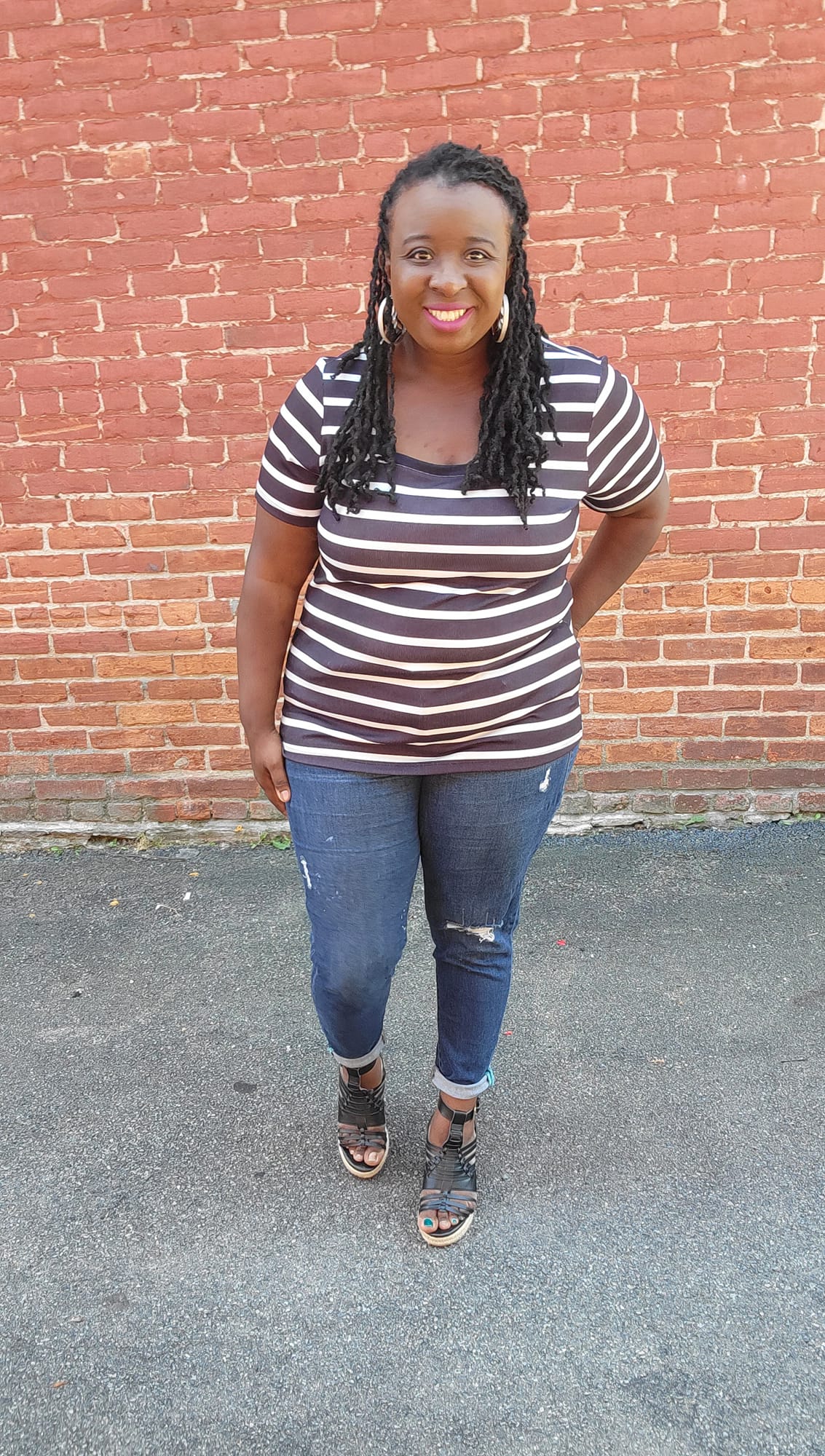 Martha Square Neck Top