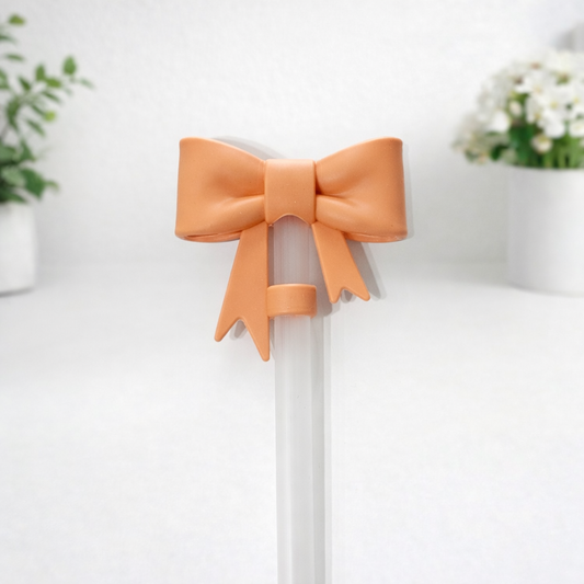 Bow Straw Topper