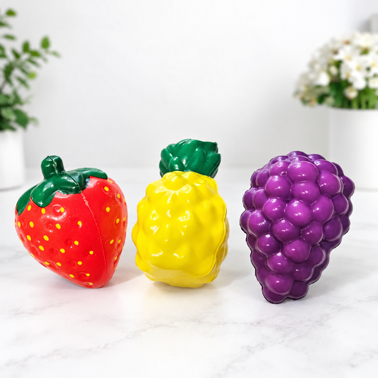 Slow Rise Fruit Squishy 🍓🍍🍇