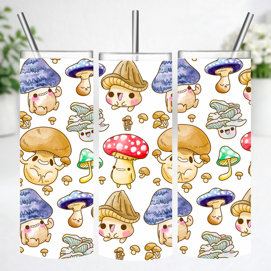 Whimsical Woodland Mushrooms Tumbler