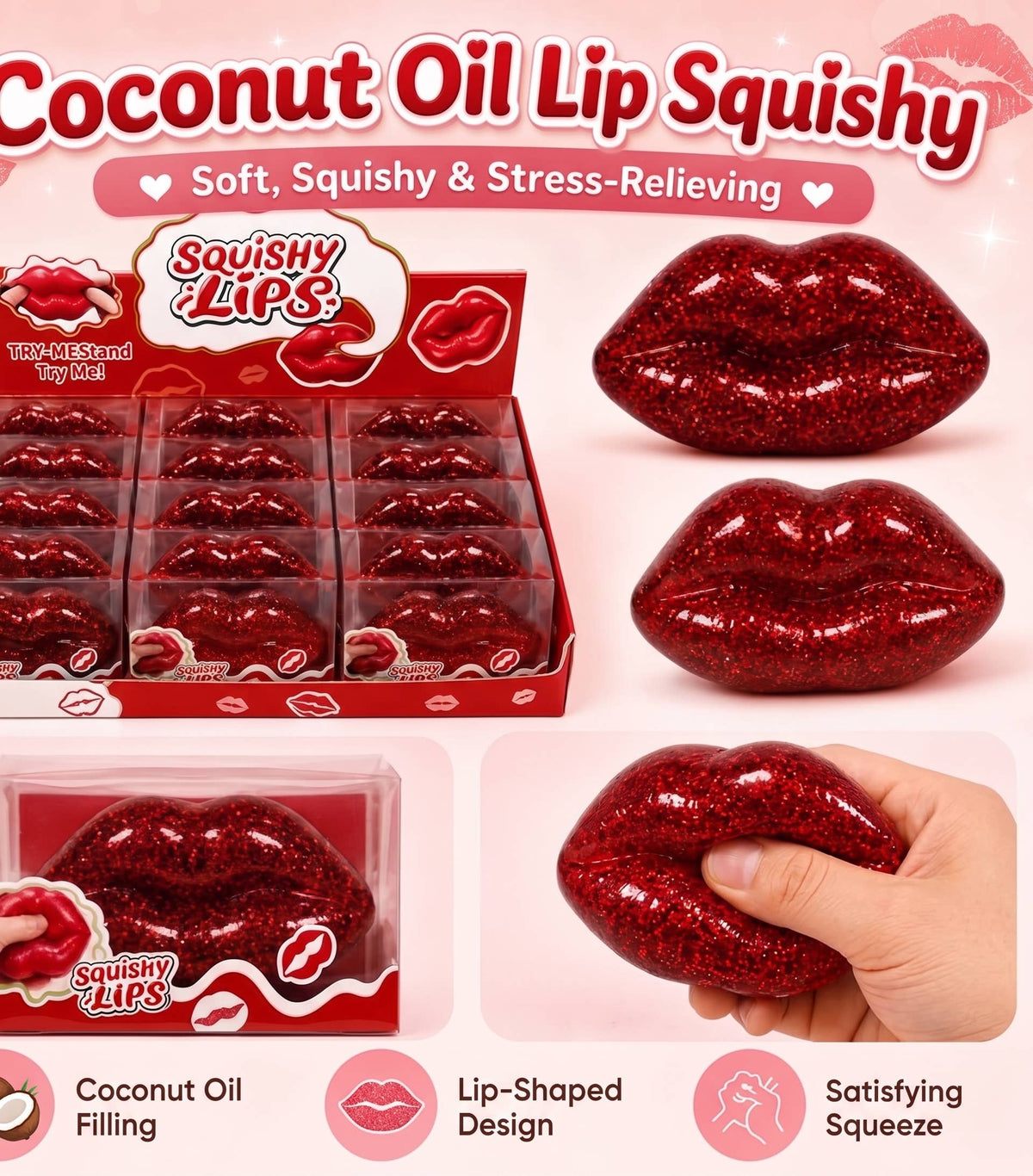 Vaseline Red Lips Squish