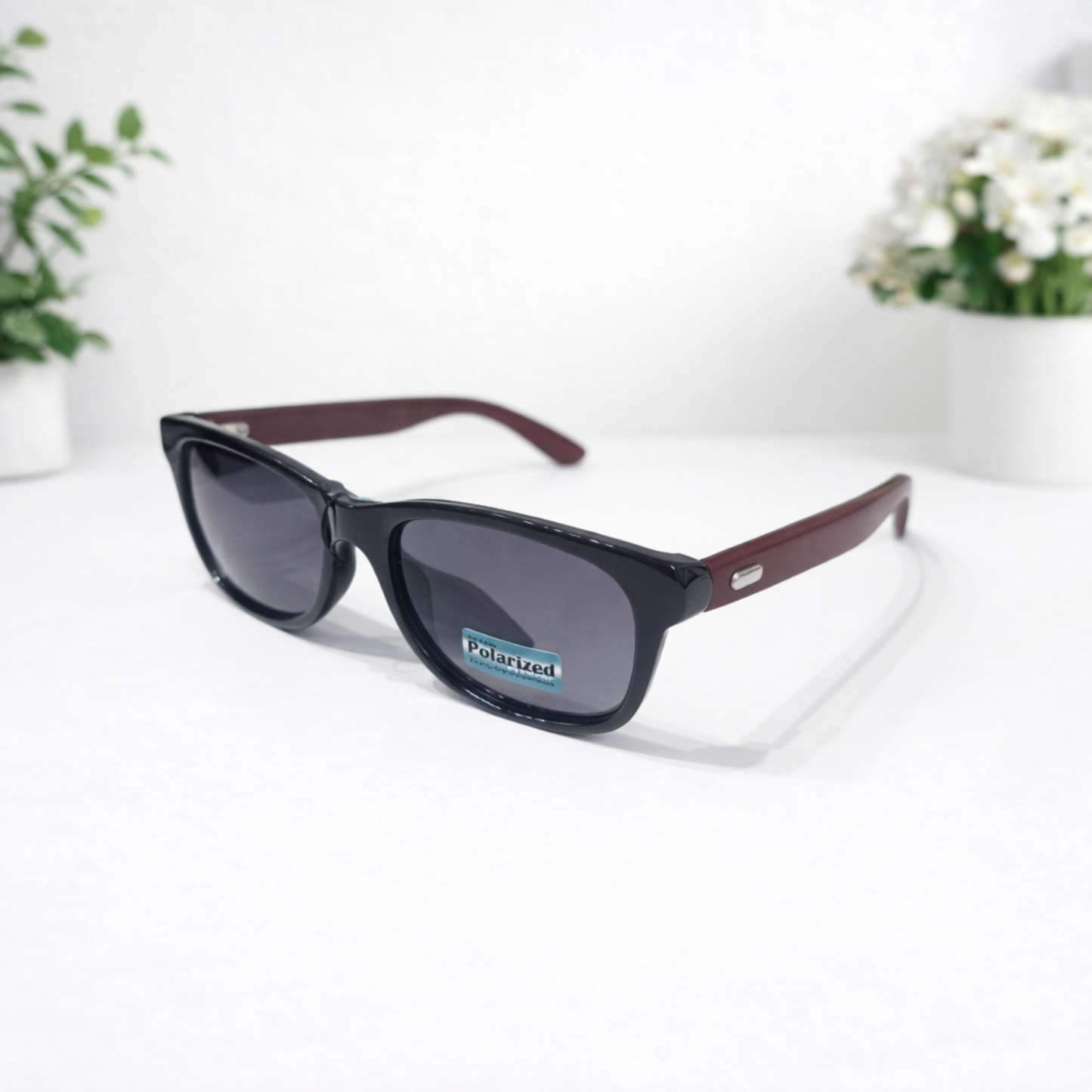 Real Bamboo and Rosewood Polarized Sunglasses