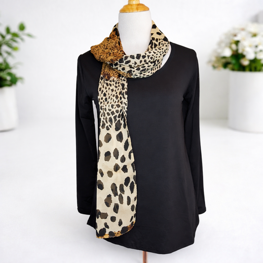Wild Grace Leopard Scarf