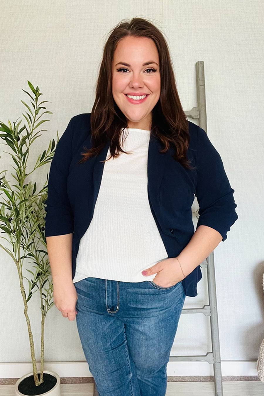 Midnight Poise Stretch Blazer