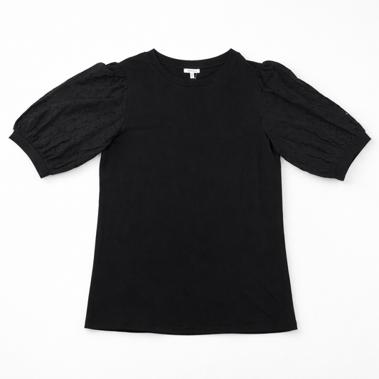 Cotton Grace Eyelet Sleeve Top