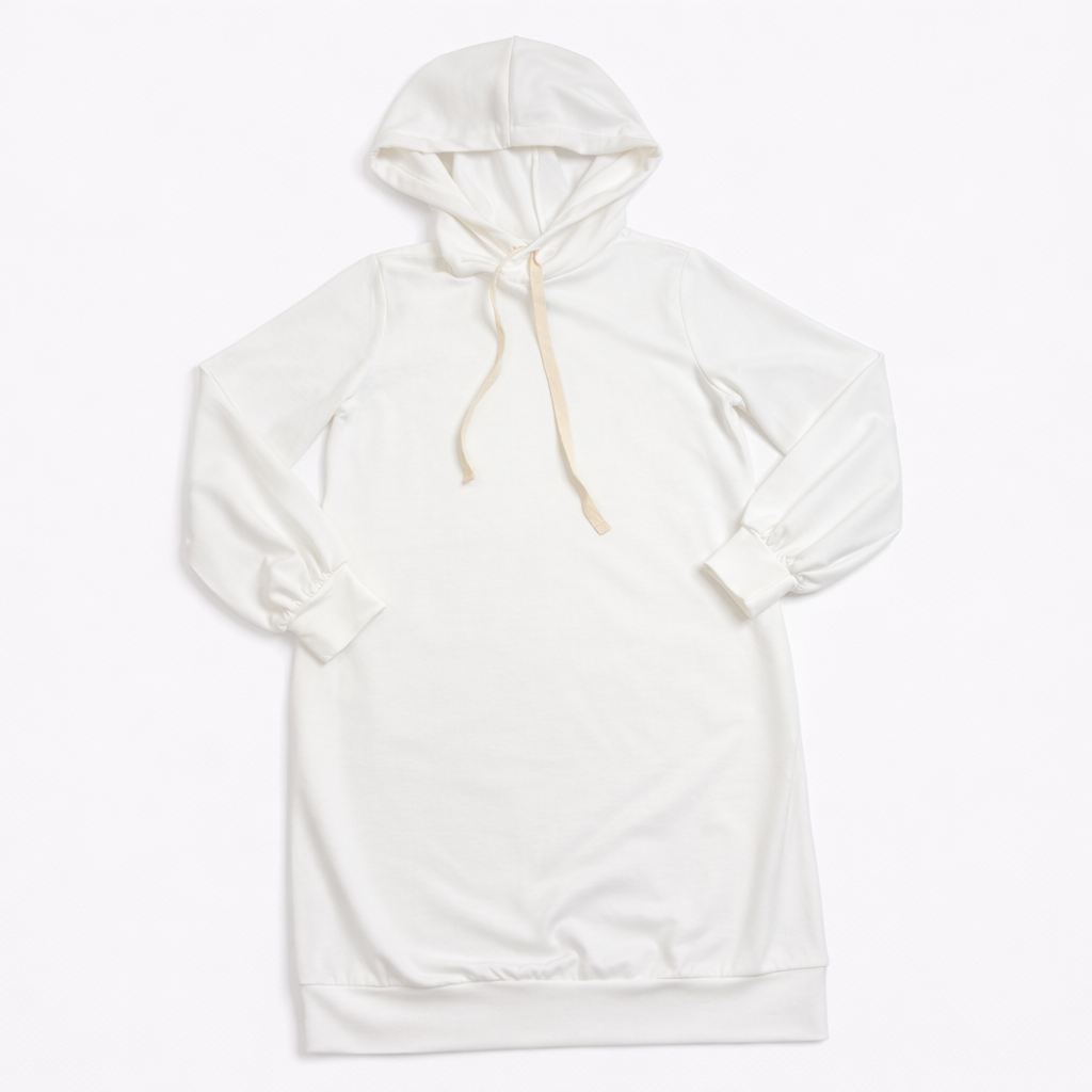 Cozy Statement Hoodie Dress