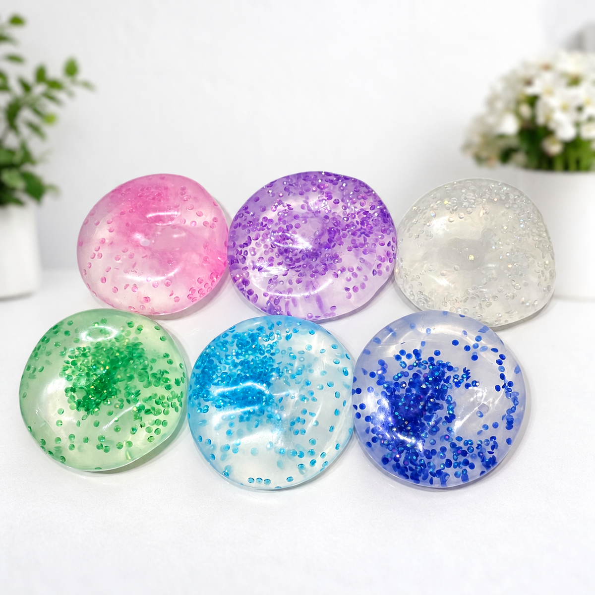 Coconut Oil Diamond Squishy Ball