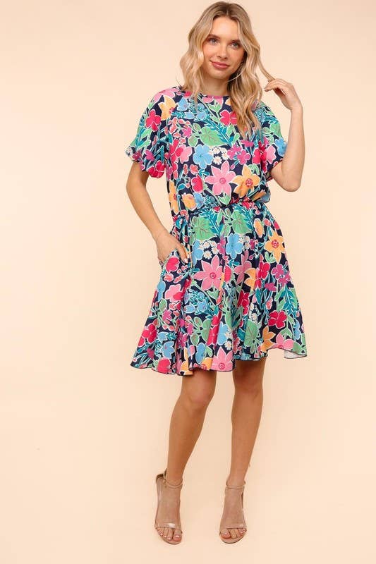 Midnight Garden Bloom Dress
