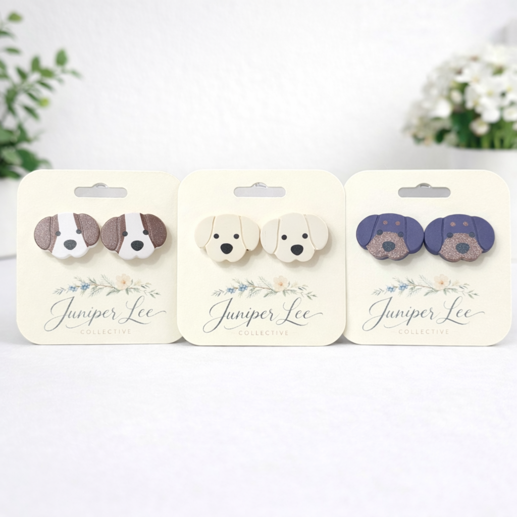 Dog Lover Stud Earrings