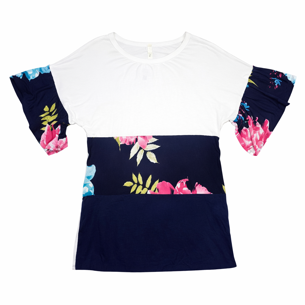 Bloom & Breeze Colorblock Top