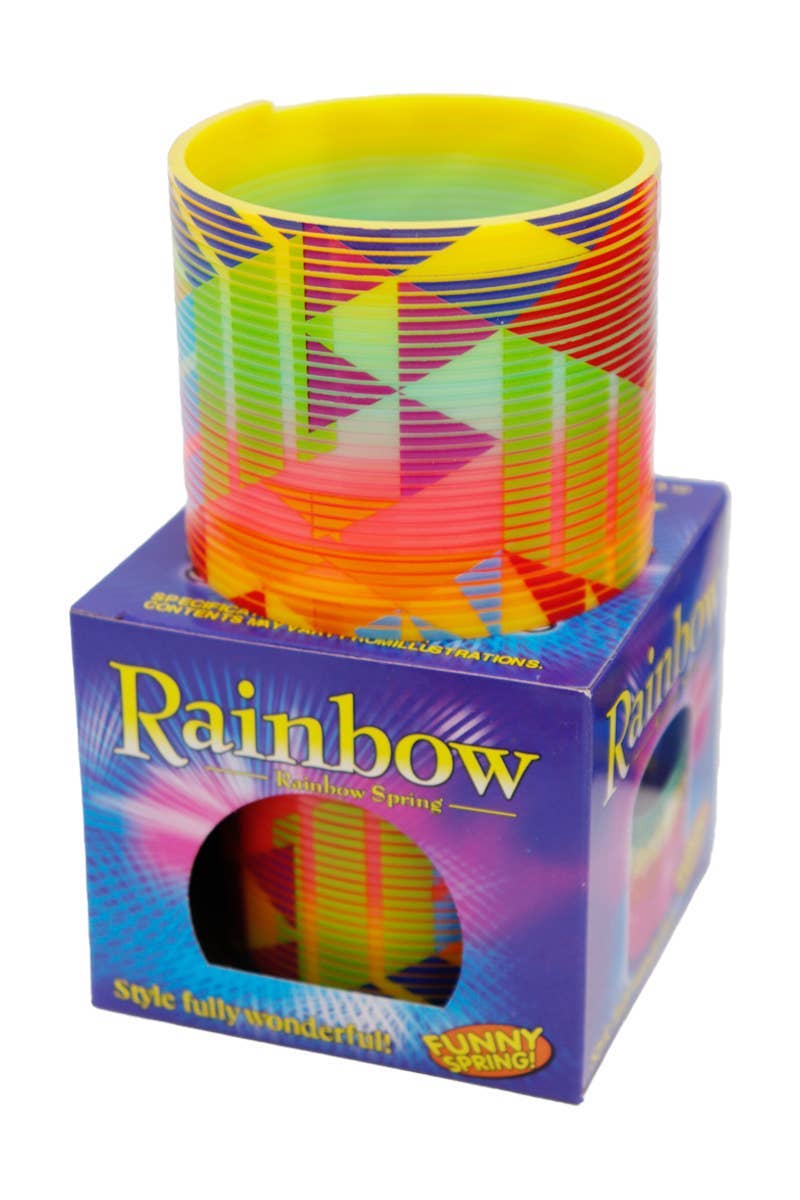 Geometric Print Rainbow Slinky