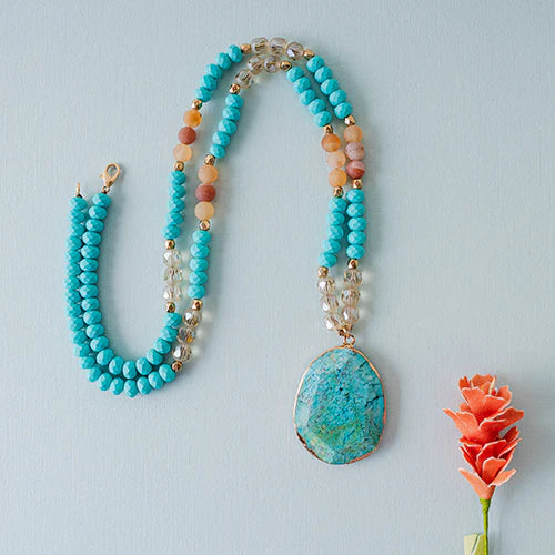 Desert Sky Stone Pendant Necklace