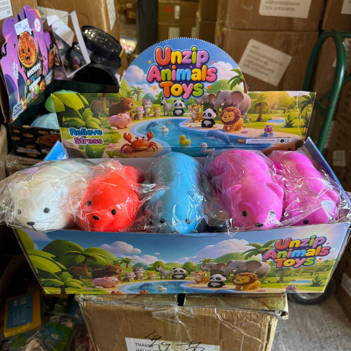 JUMBO Colorful Polar Bear Squishy