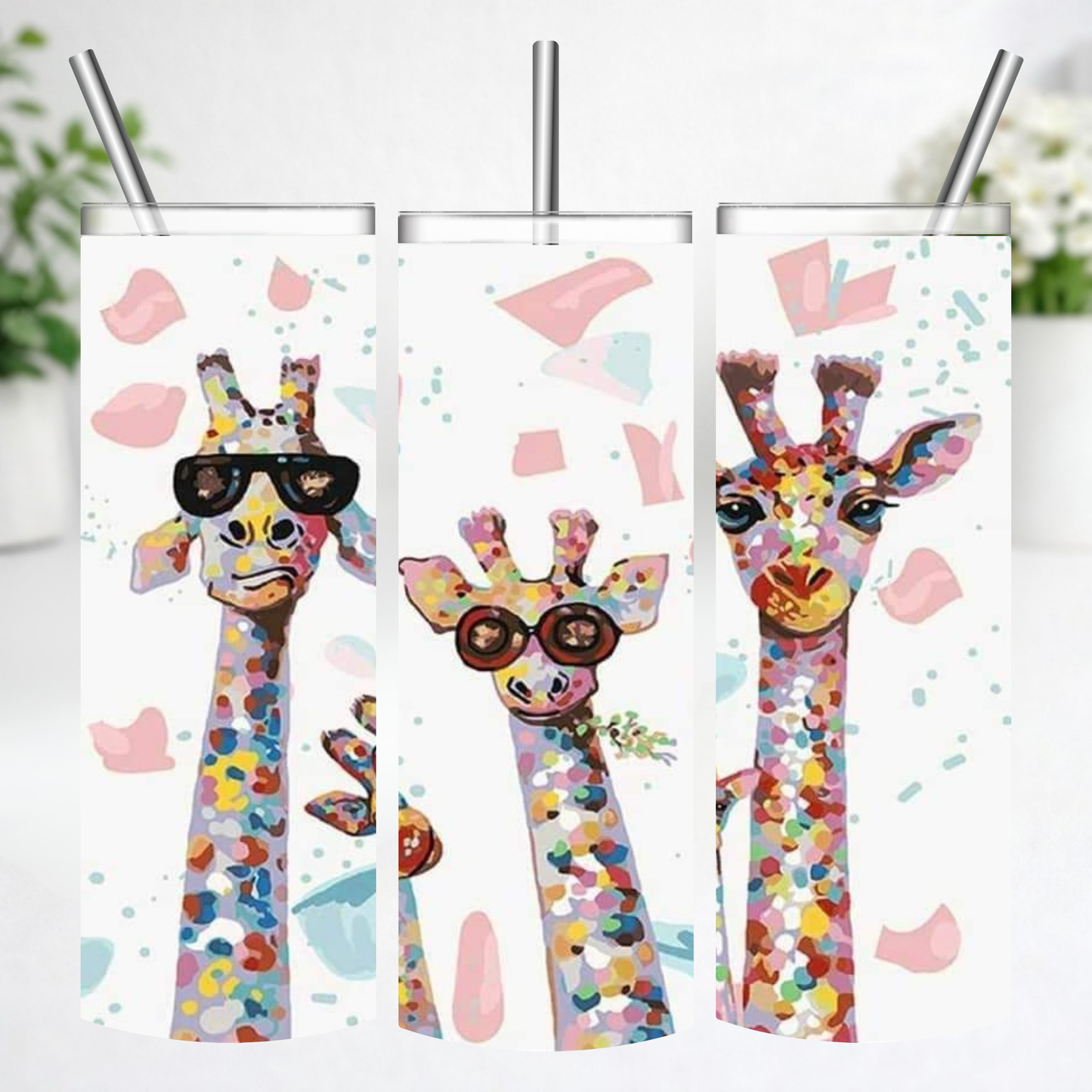 Groovy Giraffe Crew Tumbler