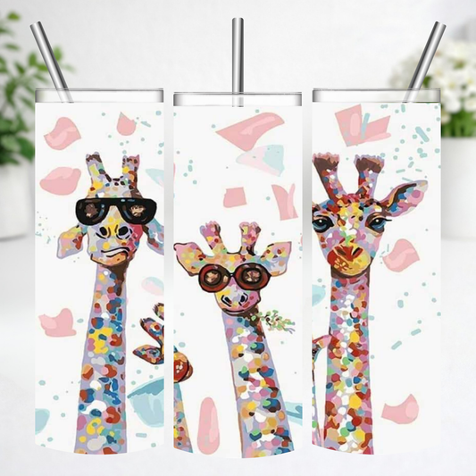 Groovy Giraffe Crew Tumbler
