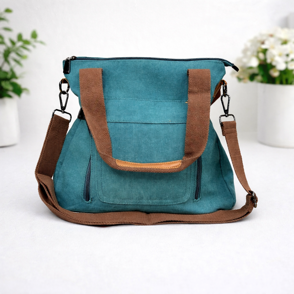 Caitlin - Canvas Satchel