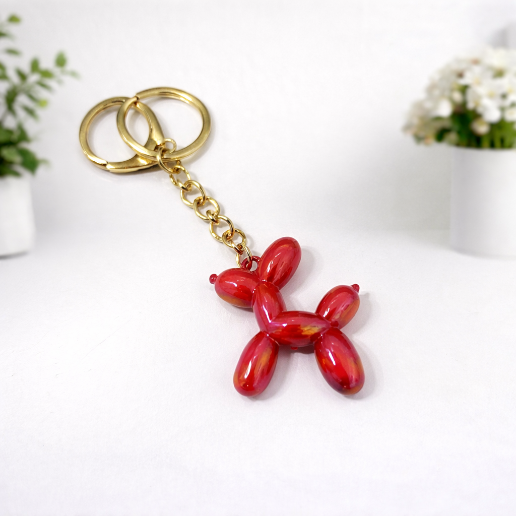 Balloon Dog Keychain