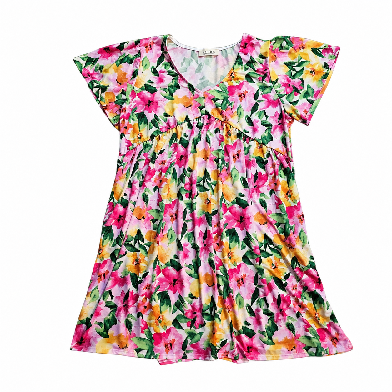 Sunset Blossom Babydoll Dress