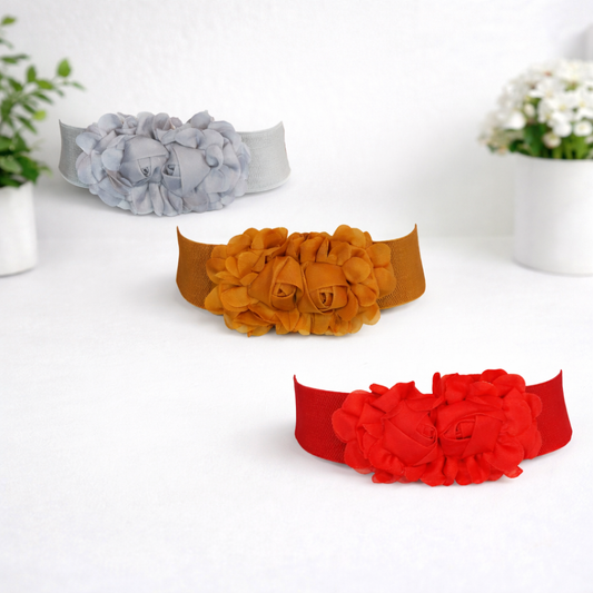 Soft Petal Flower Belt