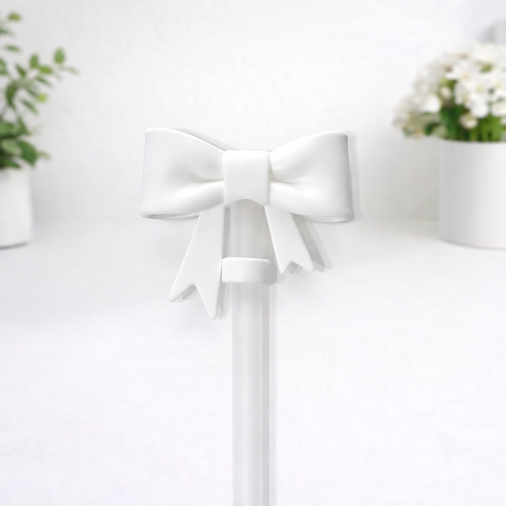 Bow Straw Topper