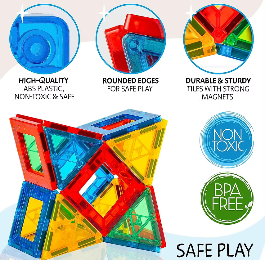 Magnetic Tiles 56 PCS Building Set