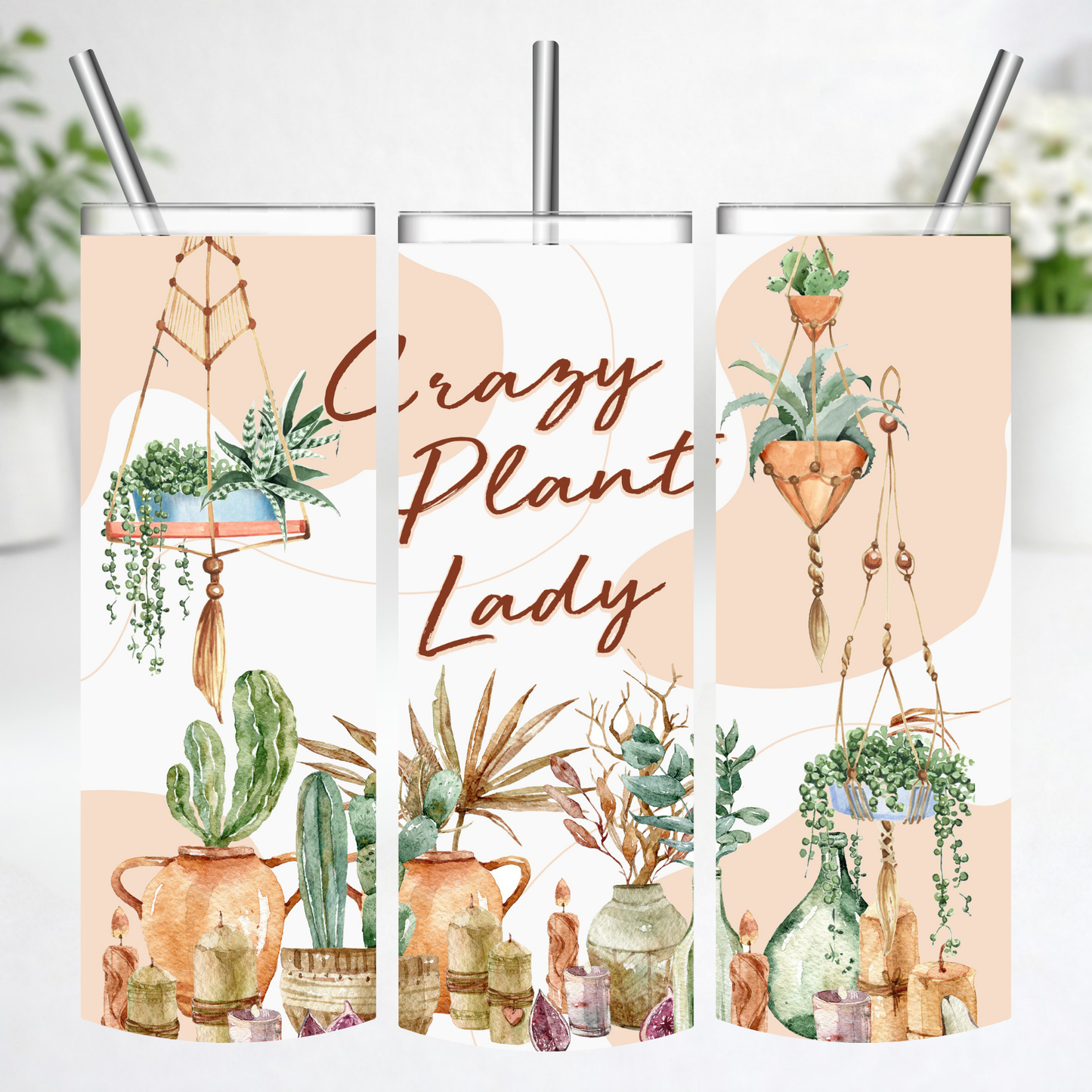 Crazy Plant Lady Tumbler
