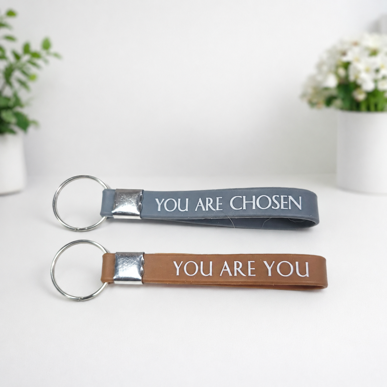 Affirmation Silicone Keychain
