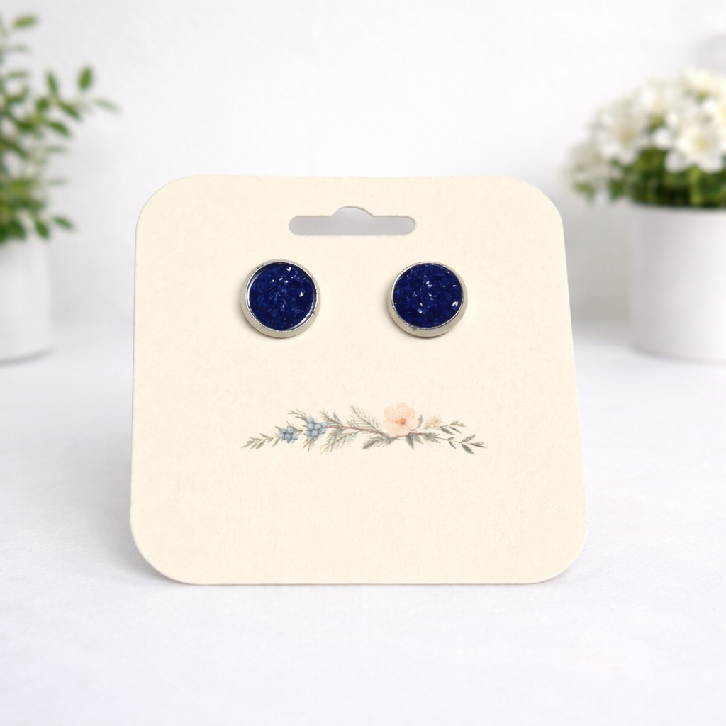 Druzy Stud Earrings