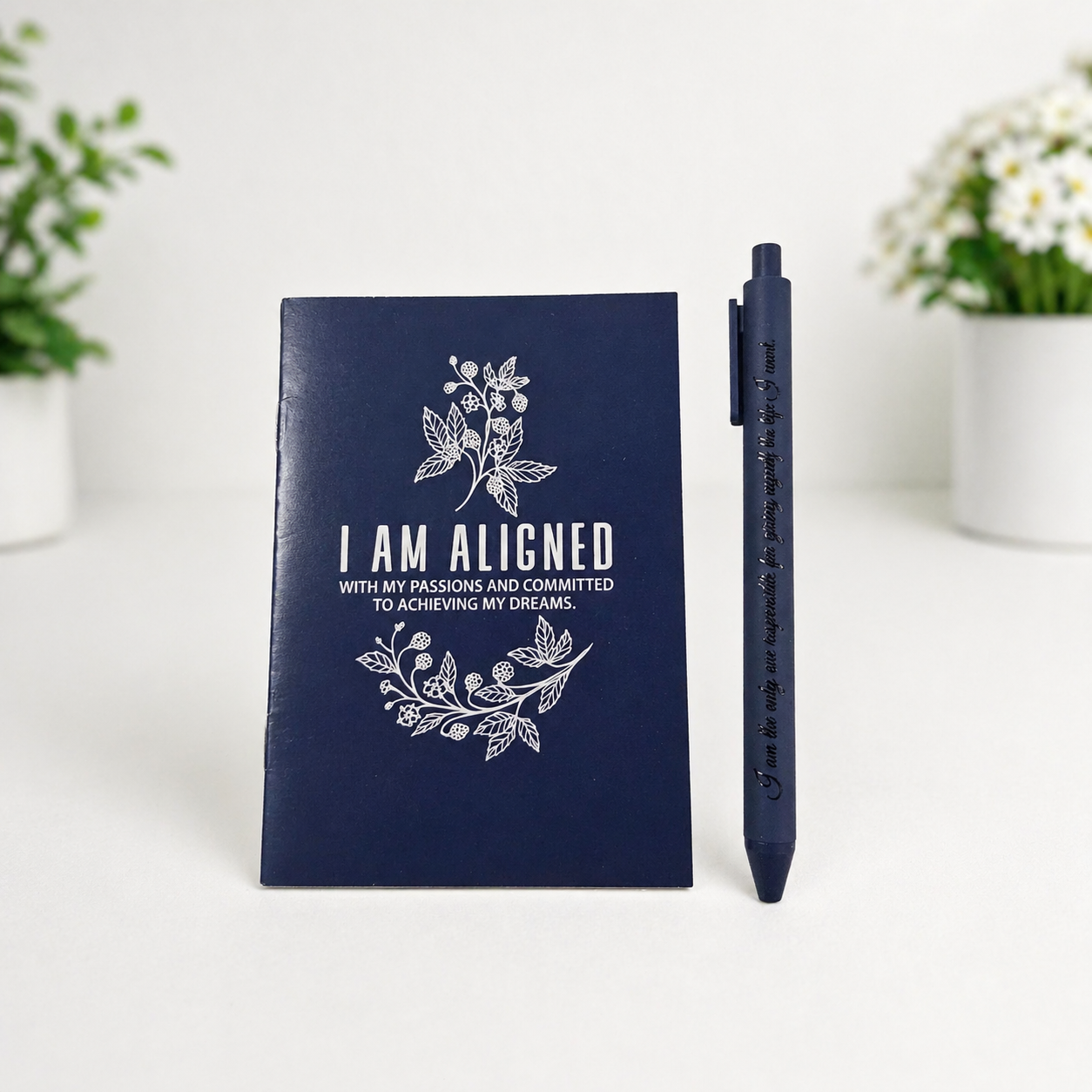 Positive Affirmation Notebook & Pen Set
