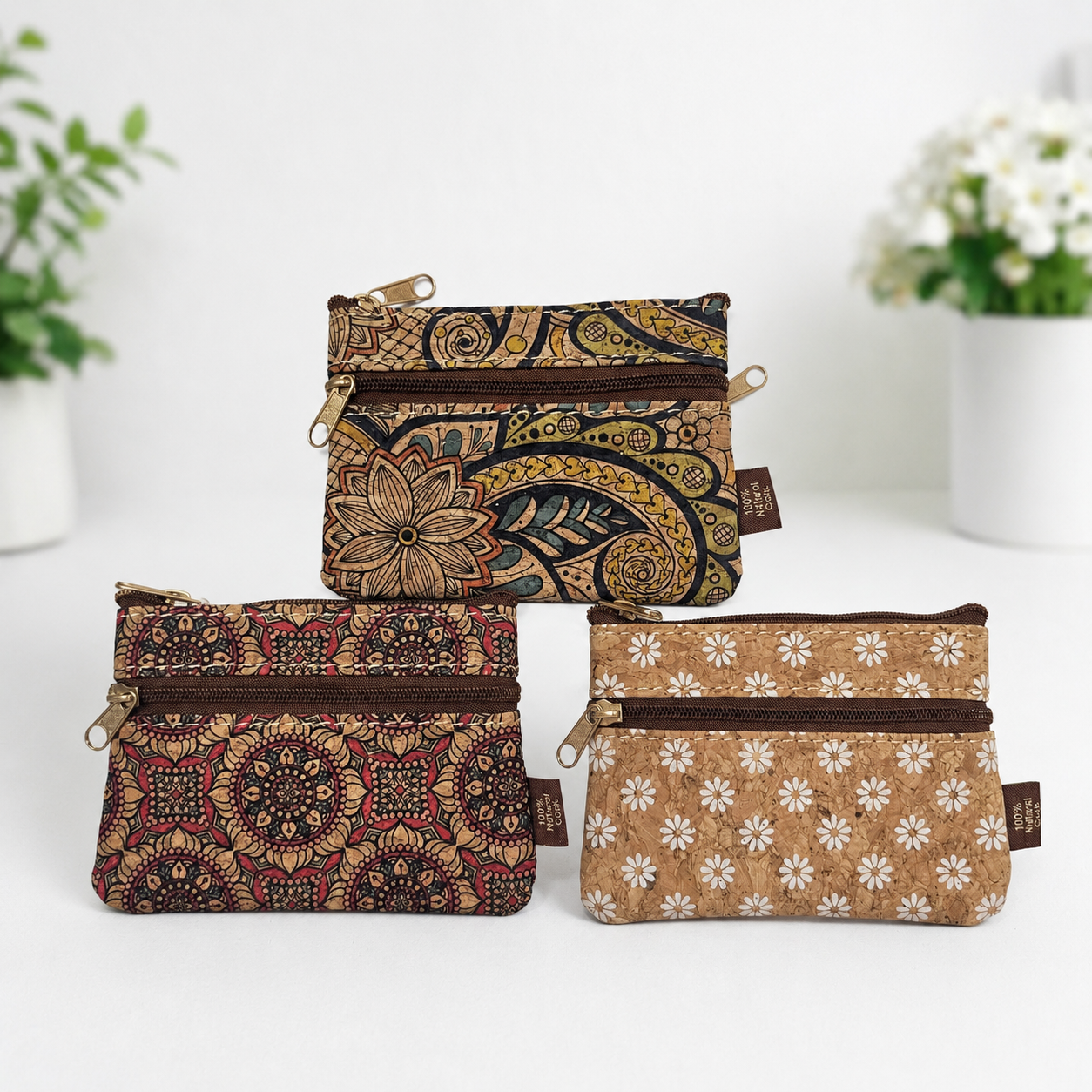 100% Cork Coin Purse