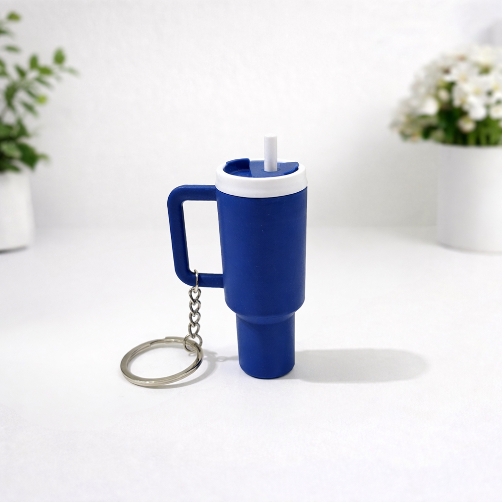 Tumbler Keychain Lip Balm Holder