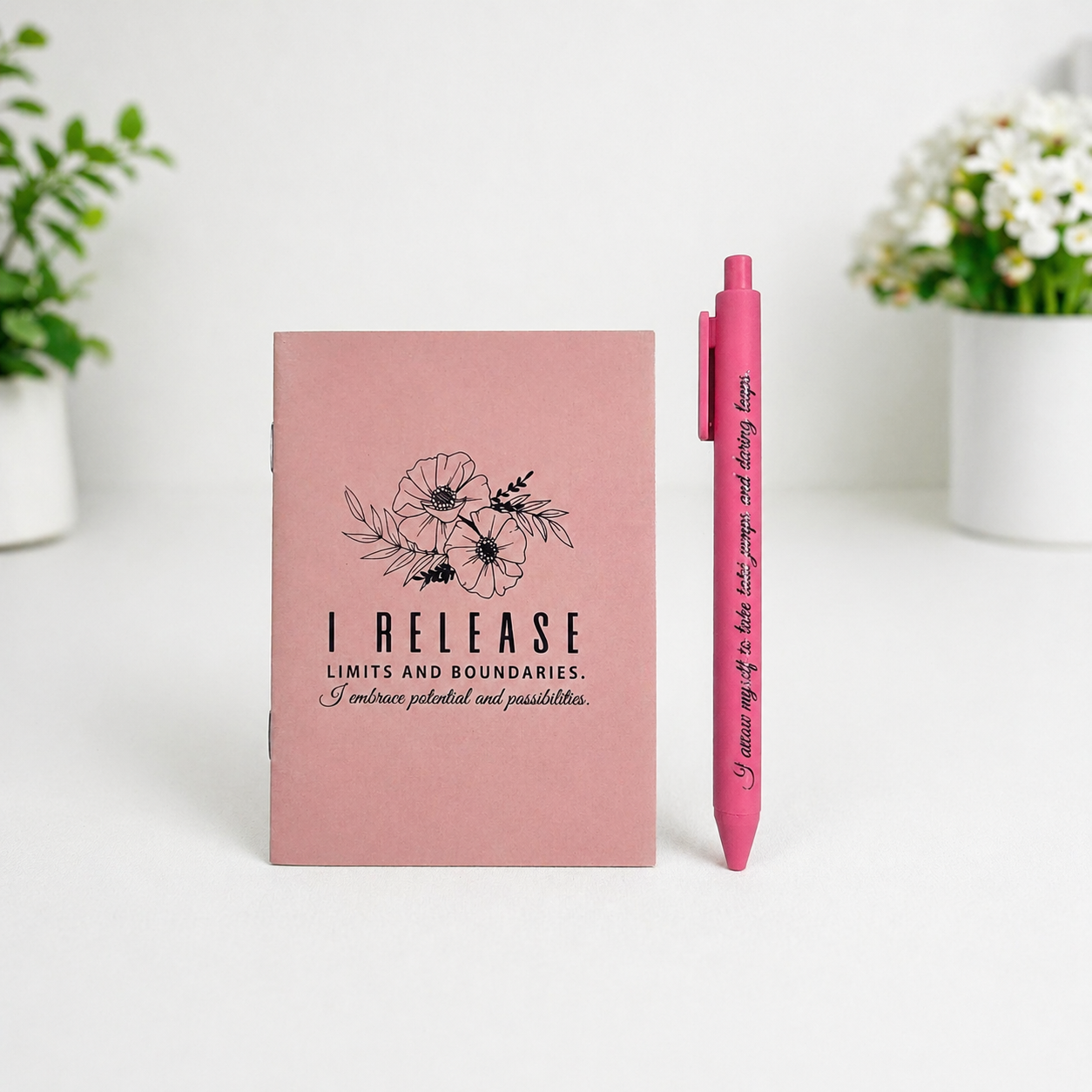 Positive Affirmation Notebook & Pen Set