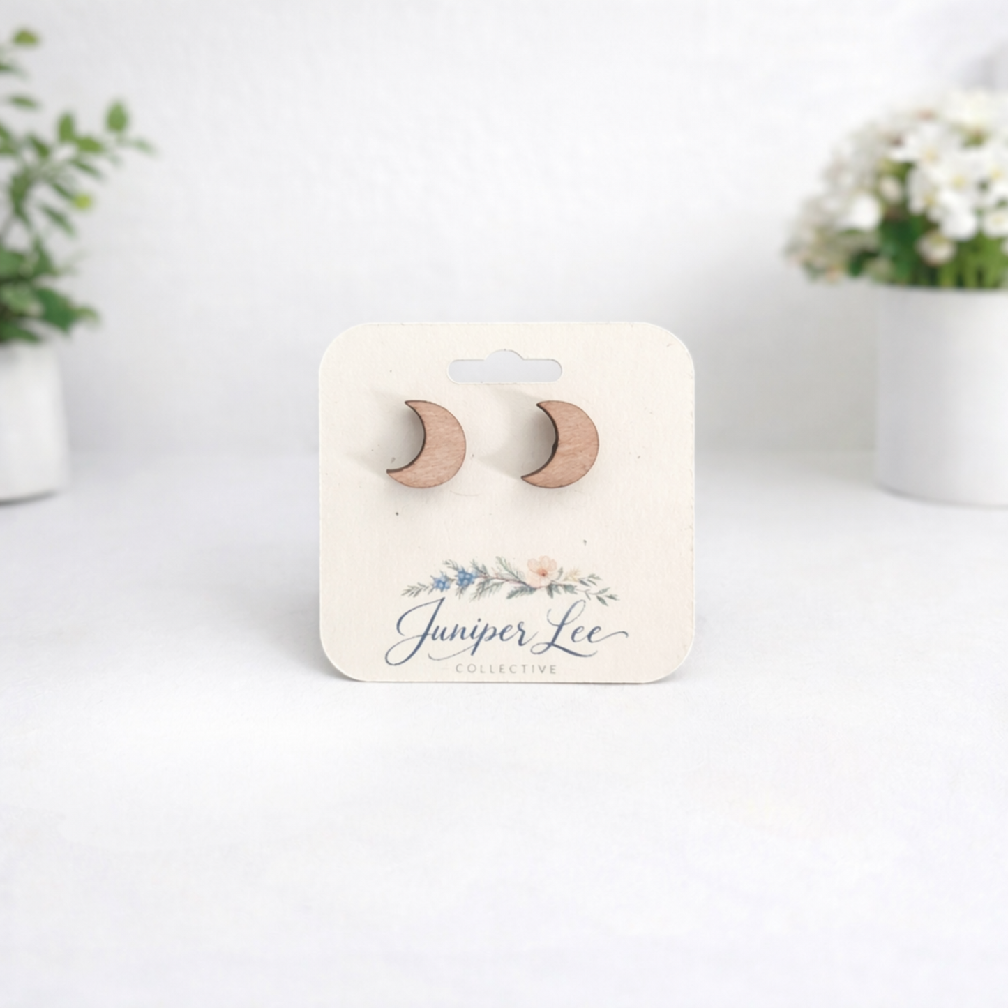 Wooden Stud Earrings