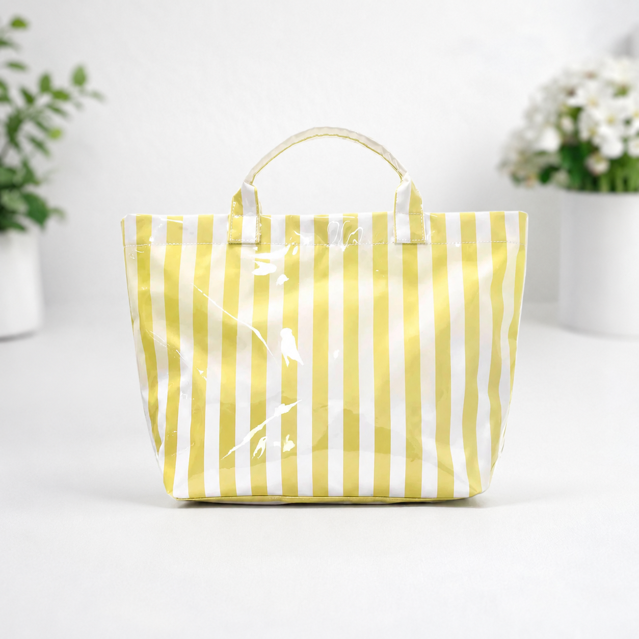 April Vinyl Tote Bag