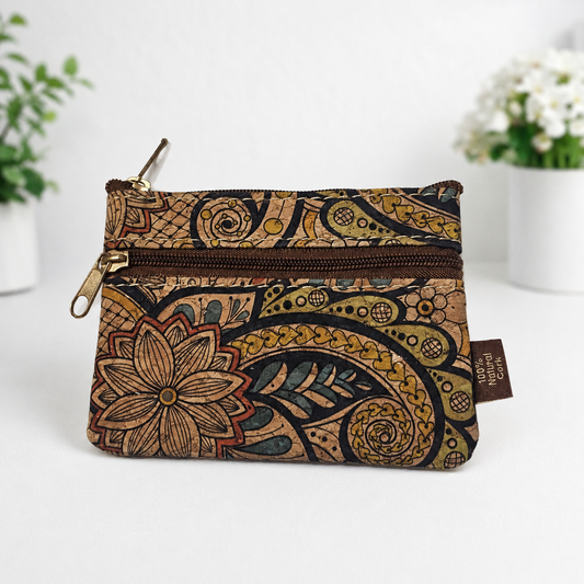 100% Cork Coin Purse