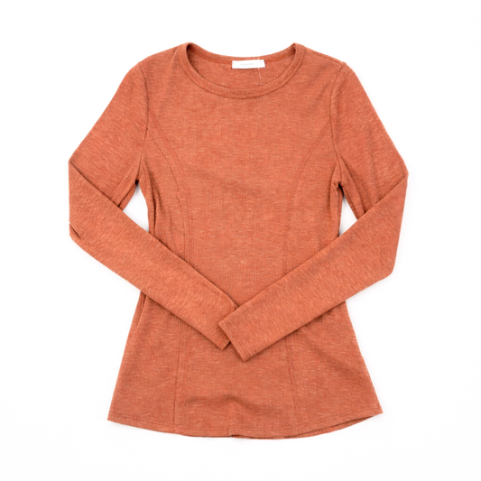 Sunset Ease Long Sleeve Knit Top