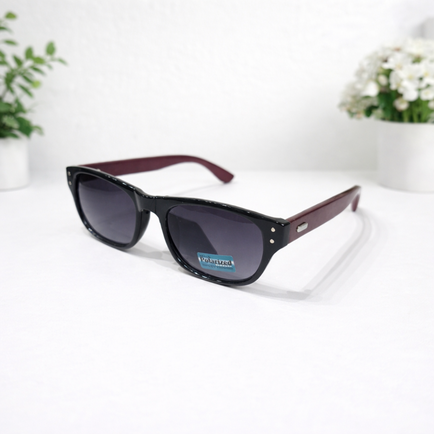 Real Bamboo and Rosewood Polarized Sunglasses