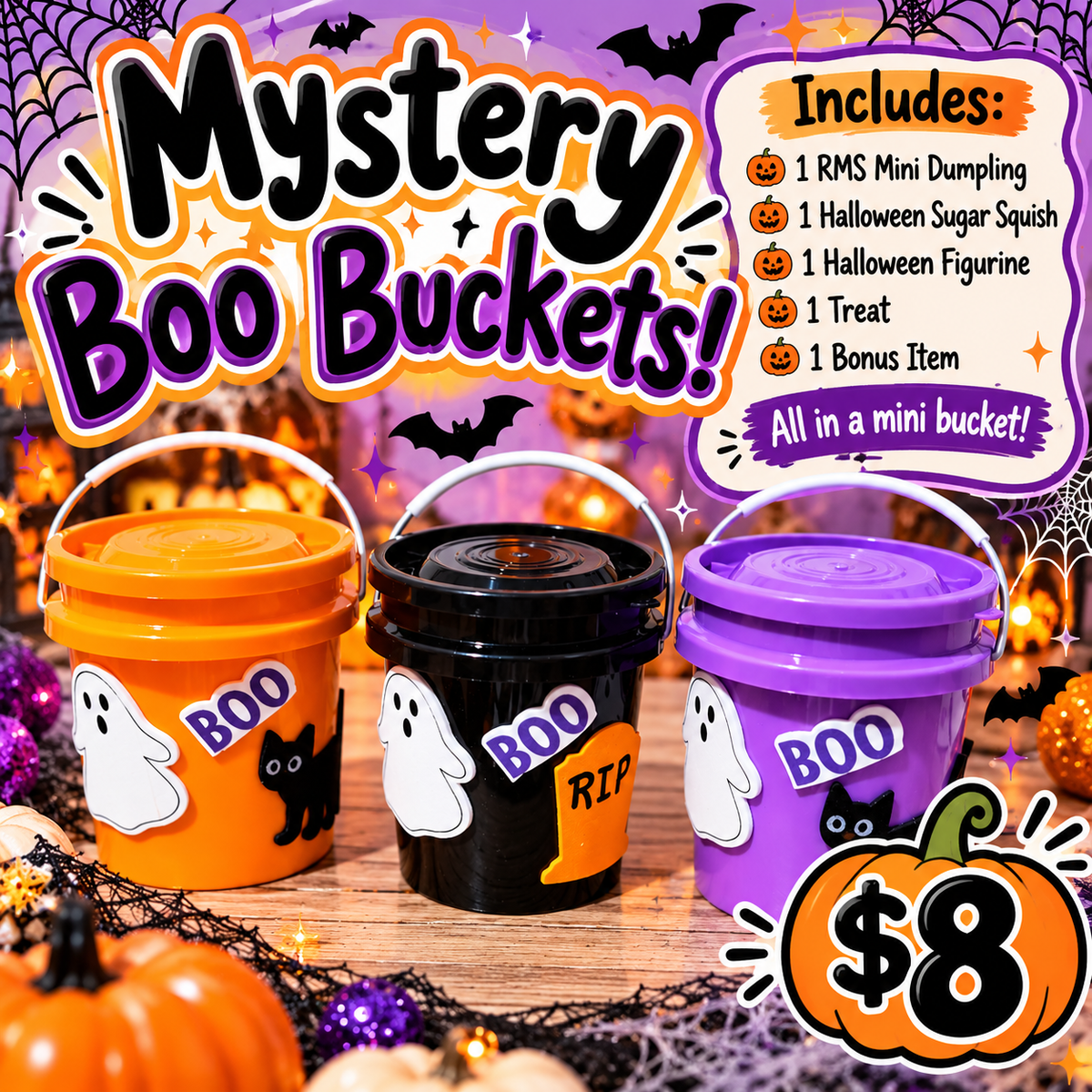 👻🎃 Mystery Squishy Boo Bucket