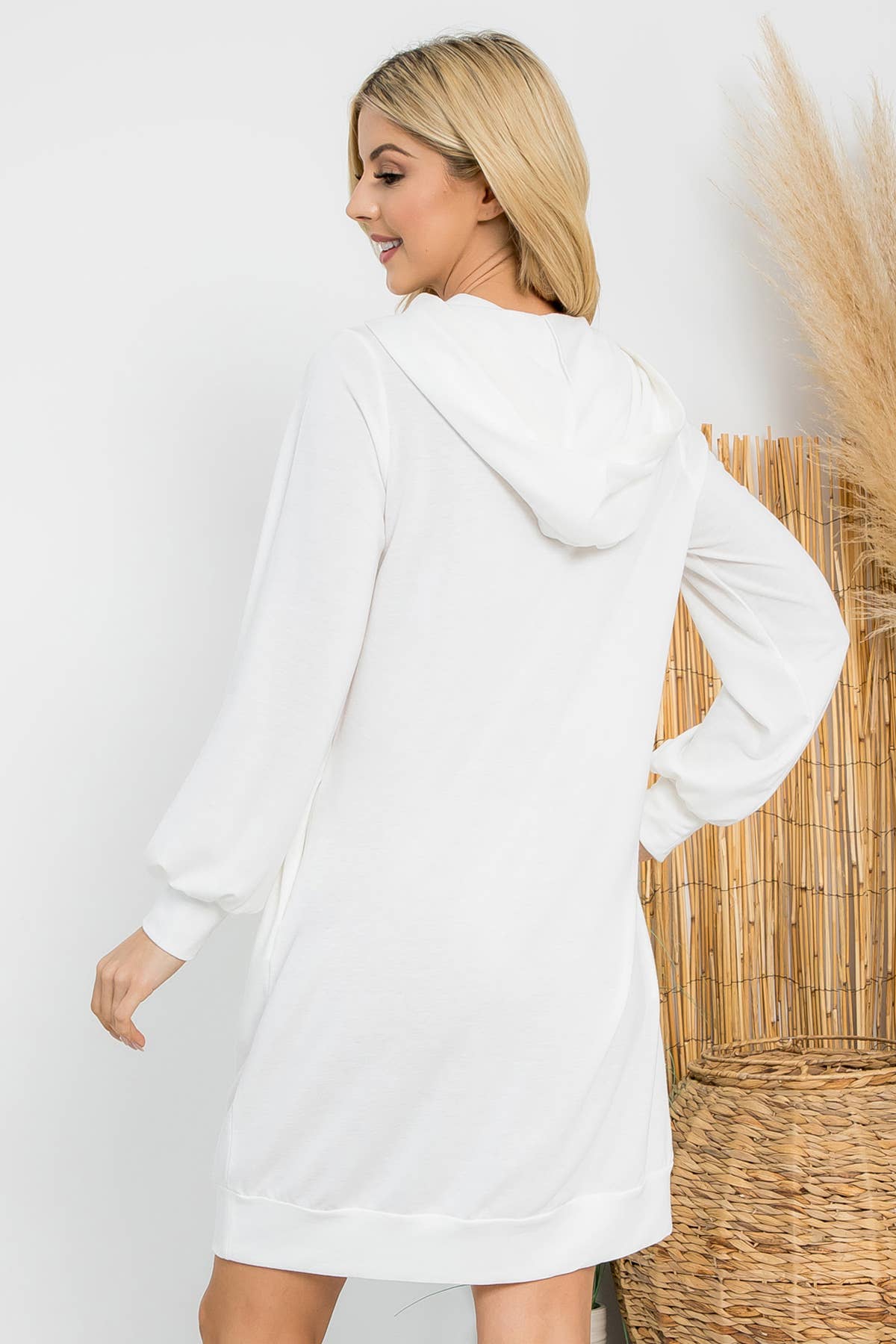 Cozy Statement Hoodie Dress