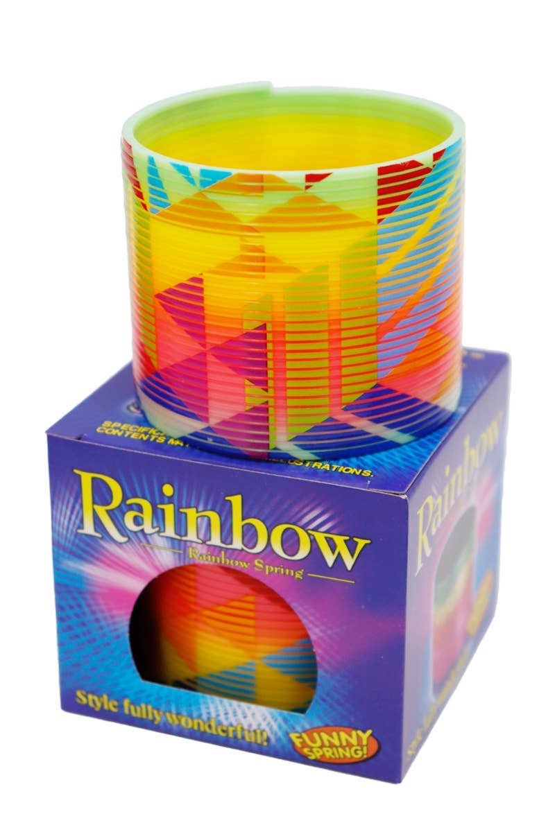 Geometric Print Rainbow Slinky