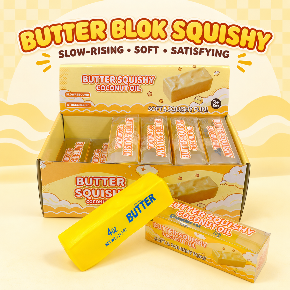 Coconut Oil Butter Squishy