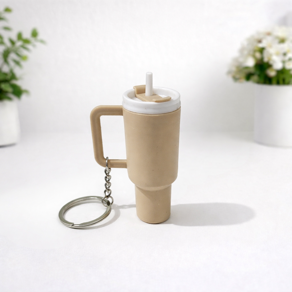 Tumbler Keychain Lip Balm Holder