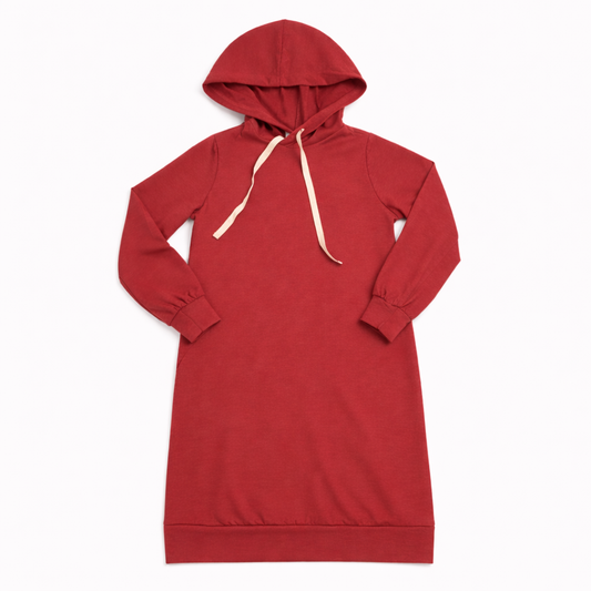 Cozy Statement Hoodie Dress