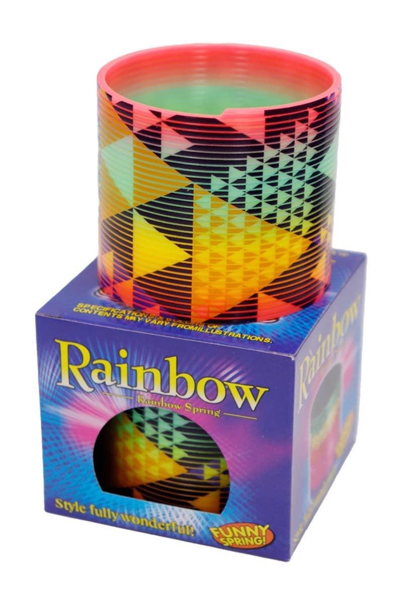 Geometric Print Rainbow Slinky