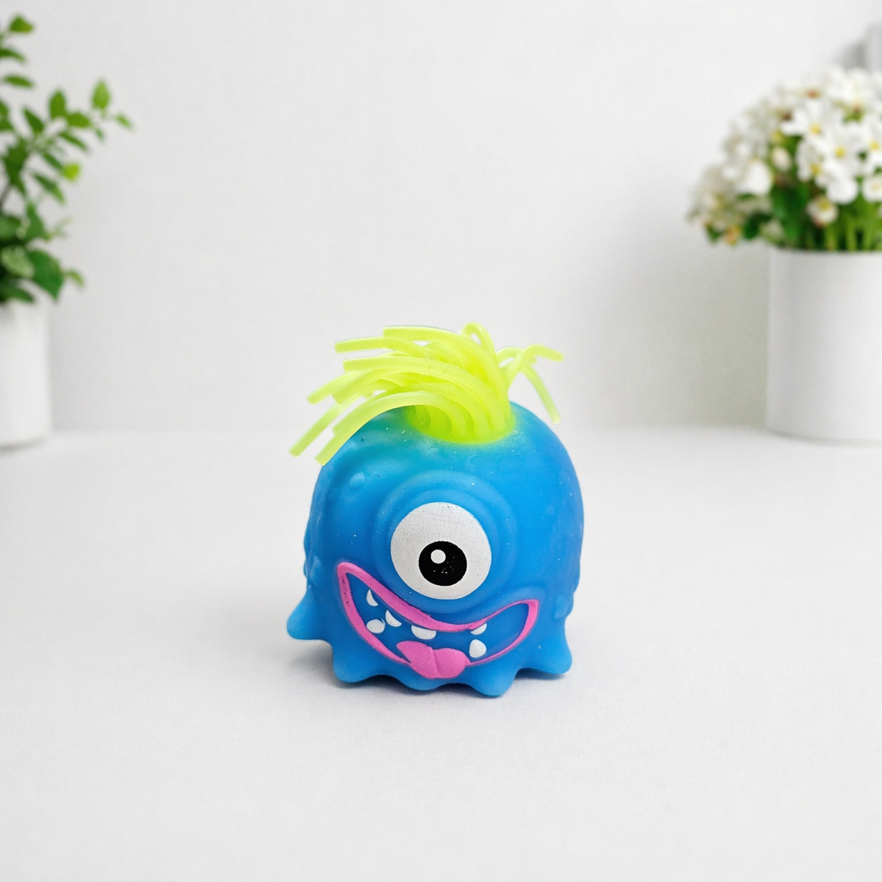 Noodle Hair Monster Squishy Toy 👾