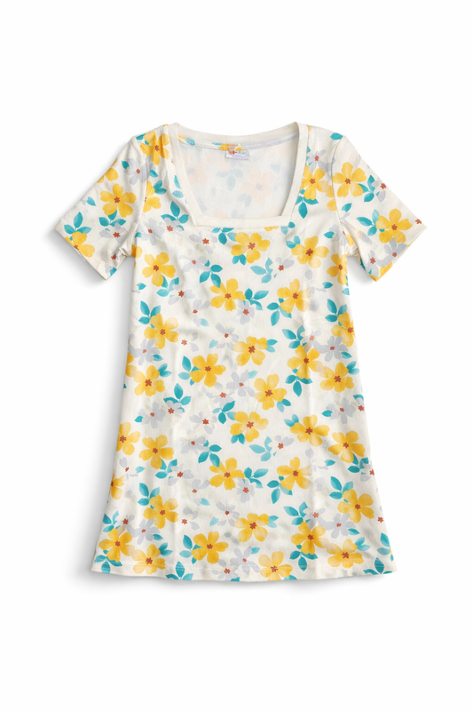 Martha Square Neck Top