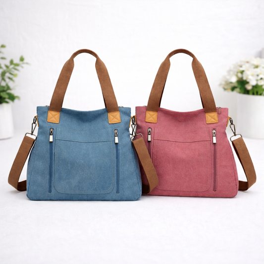 Caitlin - Canvas Satchel